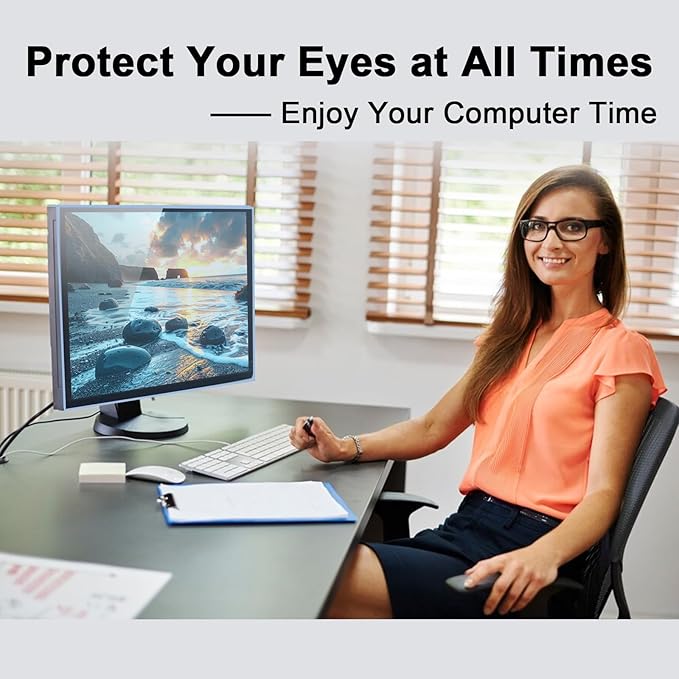 27-28 Inch Blue Light Filter for Computer Monitor, Computer Screen Blue Light - Image 8