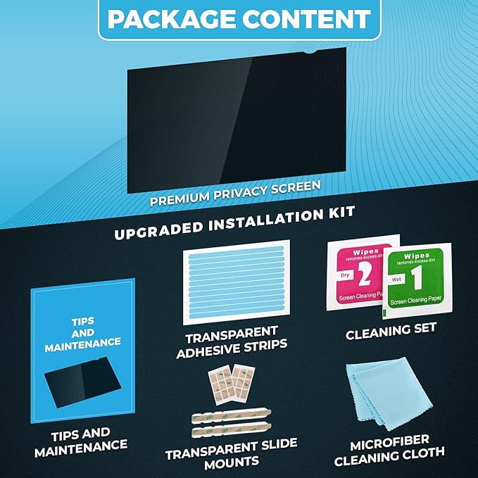 Privacy Screen Filter for 21.5 Inches Desktop Computer Widescreen Monitor - Image 6