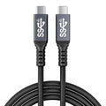 usbc to USB c 3.1, USB-c 10gbps Data Transfer Video 4K Monitor Cable 100W High by HOTUTUKI