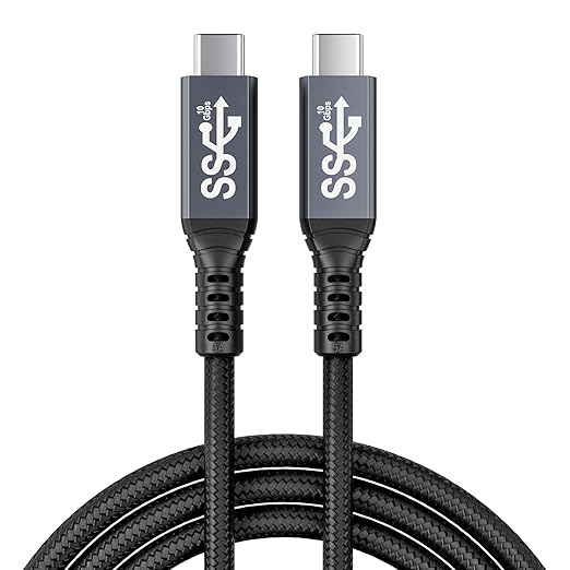 usb c 3.1 cable, usb c 10gbps type c data transfer cable 4K Video Output 100W by HOTUTUKI