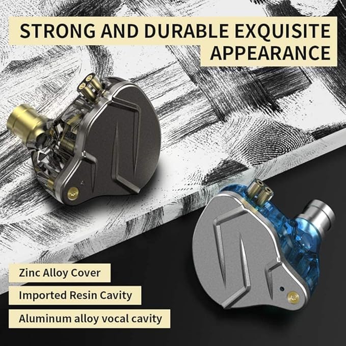 KZ ZSN Pro 1DD+1BA Dual Driver in Ear Earphones Noise-isolating in Ear Monitor - Image 5