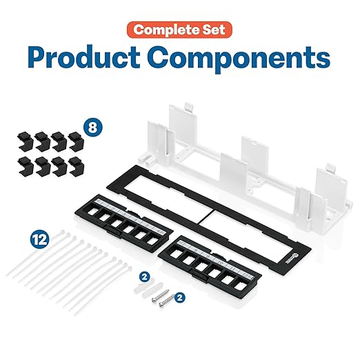Everest Media 12-Port Keystone Patch Panel - Image 2