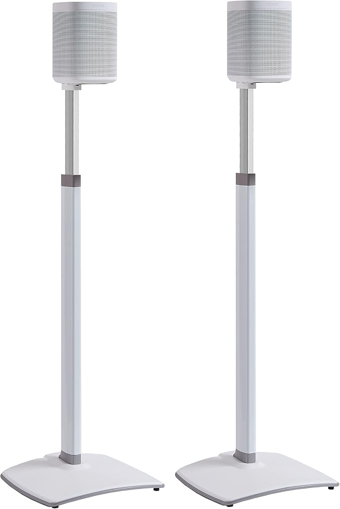 SANUS Adjustable Height Wireless Speaker Stands Designed by SANUS