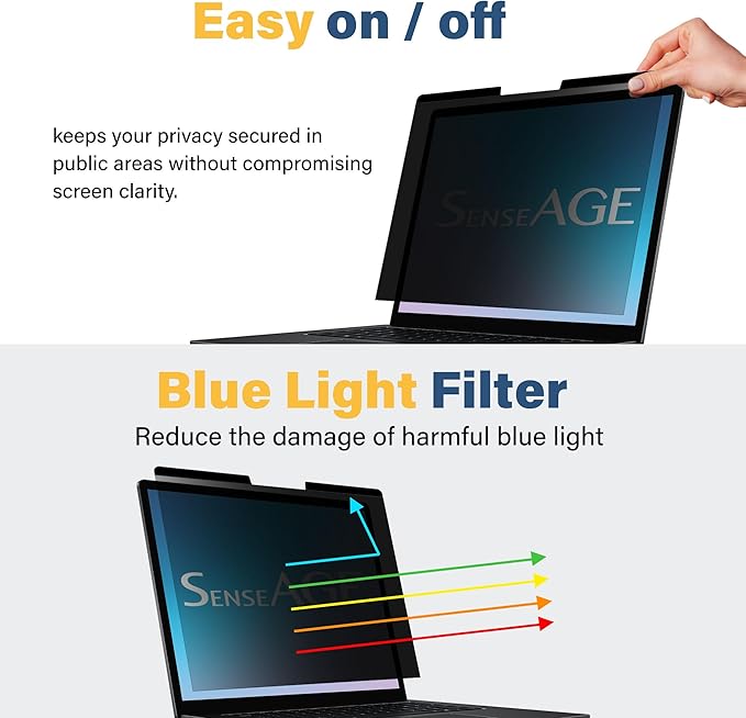 SenseAGE Magnetic Privacy Screen Protector - Image 2