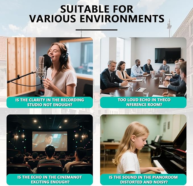 Sound Proof Foam Panels for Walls 1" X 12" X 12" Acoustic Foam Panels - Image 5