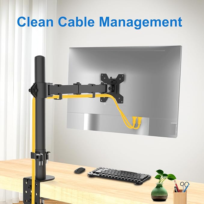 H&C Single Monitor Mount, Desk Mount - Image 9