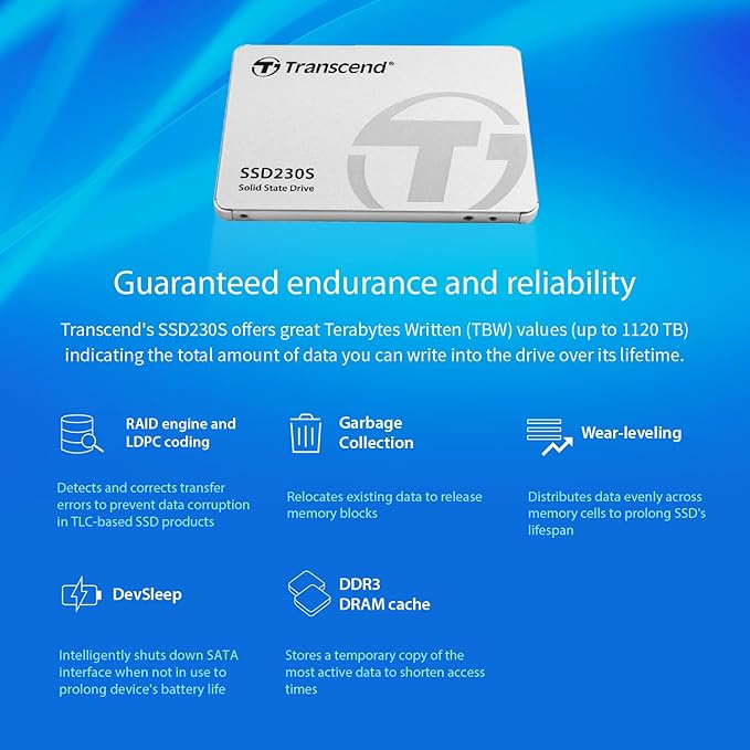 Transcend 1TB 2.5" SATA III 6Gb/s SSD - Image 5