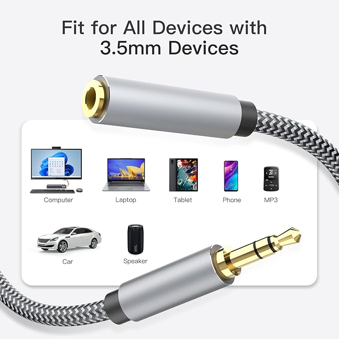 Headphone Extension Cable 10ft - Image 5