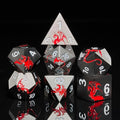 Metal DND Dice Set Dragon D&D Dice by HNCCESG