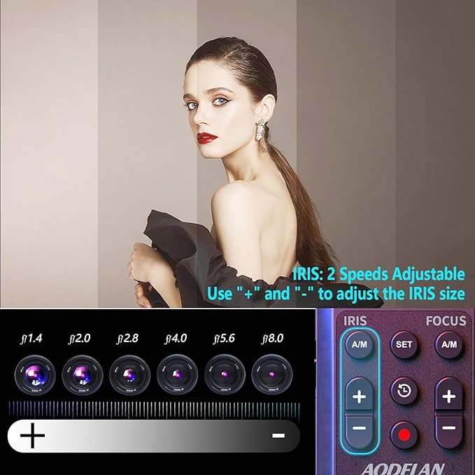 AODELAN Remote Control Camcorder Wireless Zoom Controller - Image 5