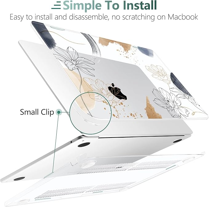 TWOLSKOO for M4 MacBook Air 13.6 inch Case 2025-2022 Release M4 A3240 M3 A3113 - Image 3