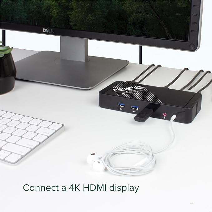 Plugable USB-C Dock with 4K HDMI and 60W Charging, Compatible with Thunderbolt - Image 4
