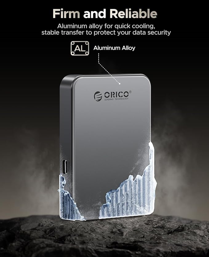 ORICO 1TB Magnetic SSD, PD100W Charging, 4K ProRes HDR, 1000MB/s USB 3.2 - Image 8