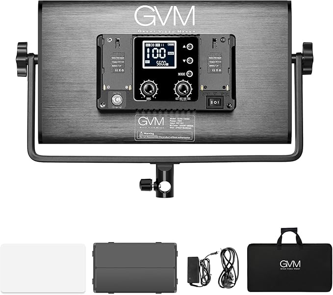 GVM 1500D RGB Video Light, 75W Photography Light - Image 7