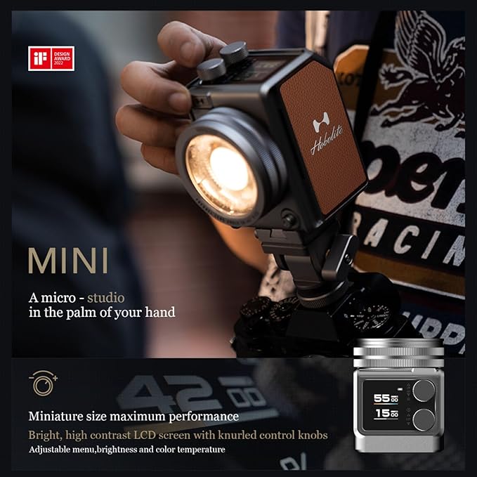 Harlowe Portable Mini LED Photography Lighting Creator Kit, 20W Travel Studio - Image 2