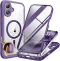 Miracase Magnetic for iPhone 16 Plus Case Full-Body Phone by Miracase
