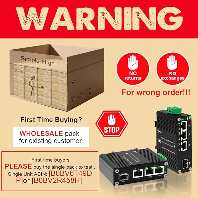 40pcs Throncom Industrial Gigabit 3 Ports Ethernet Fiber Switch Sold by Case - Image 3