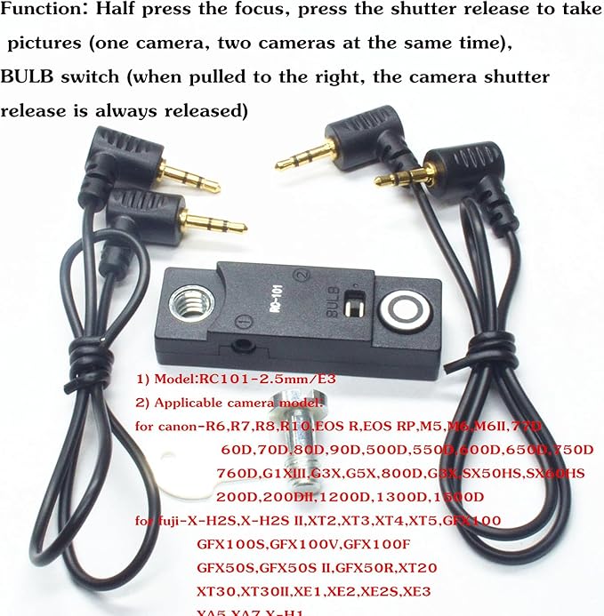 for Fuji/Canon Camera Cable Universal Iron cage Handle Shutter Release - Image 4