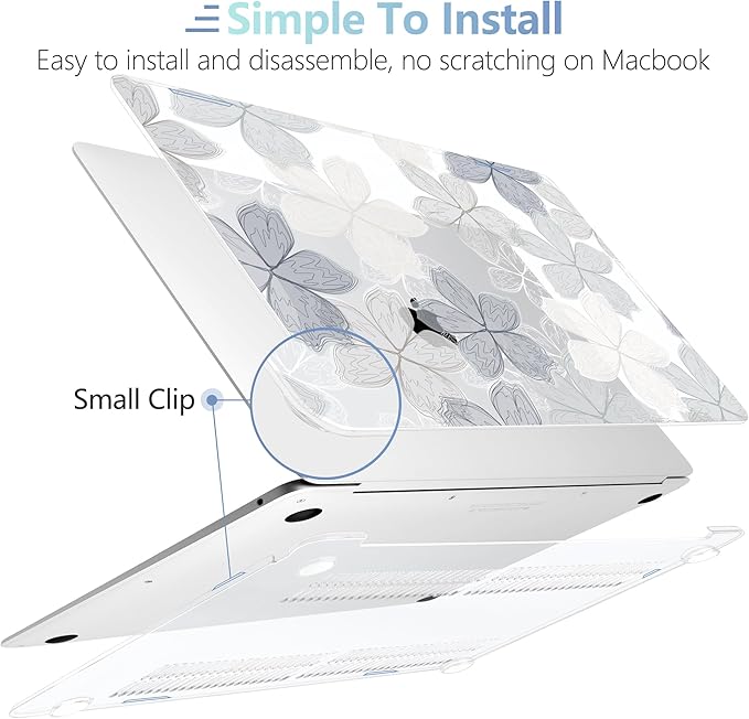 MEEgoodo for MacBook Air 13 inch Case 2021 2020 2019 2018 Released A2337 M1 - Image 4