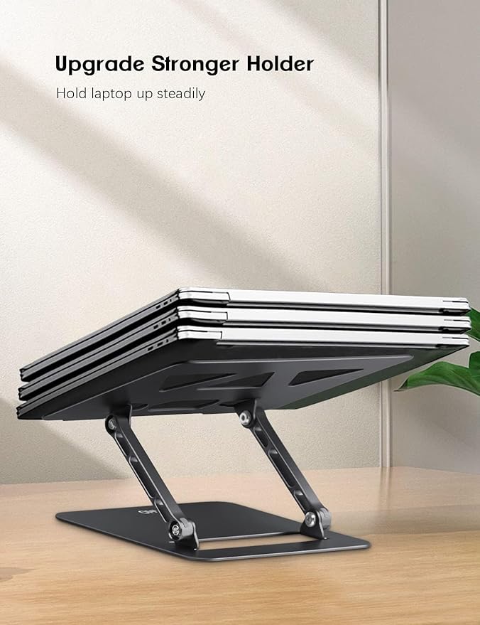 Adjustable Laptop Stand for Desk, Portable Laptop Stand Holder and Riser - Image 6