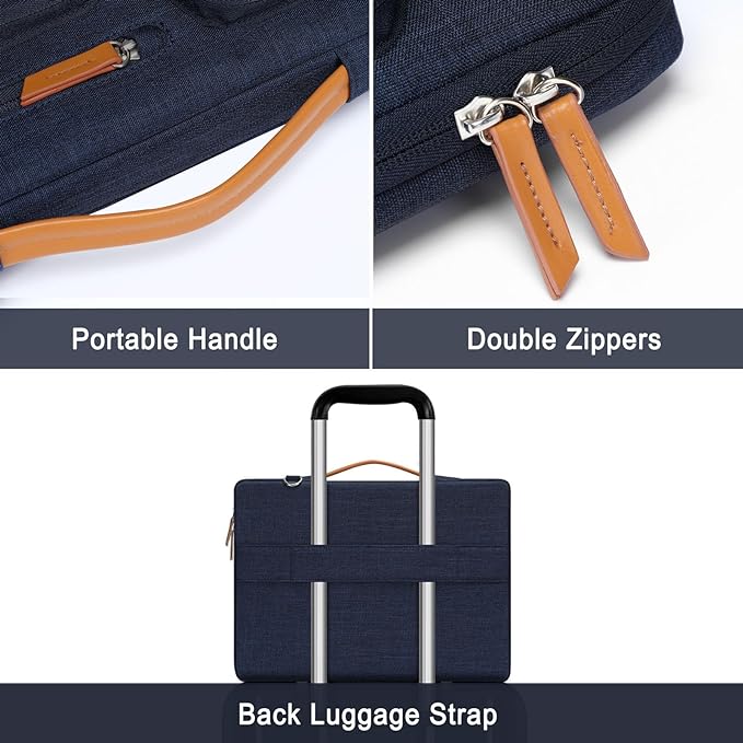 MOSISO 360 Protective Laptop Shoulder Bag, 15 inch Computer Bag Compatible - Image 5