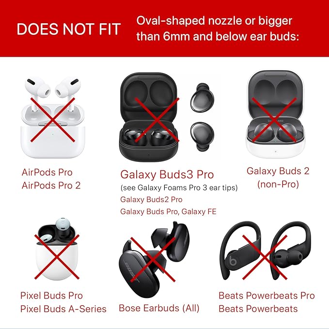 AirFoams Pro Universal Memory Foam Ear Tips - Image 6