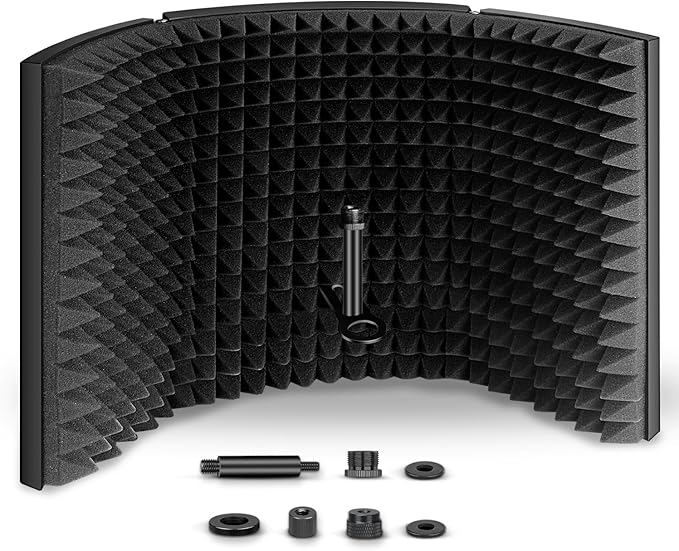 Aokeo Professional Studio Recording Microphone Isolation Shield, Suitable by Aokeo