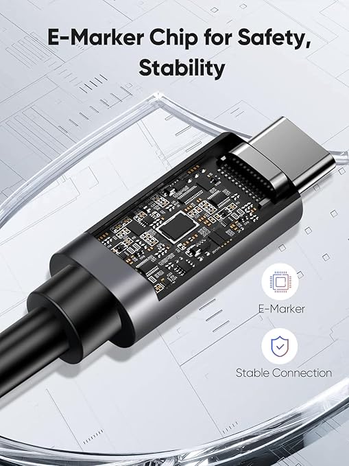 CableCreation 80Gbps USB 4 Cable 5FT, 120Gbps Bandwidth, 8K 60Hz Display - Image 6