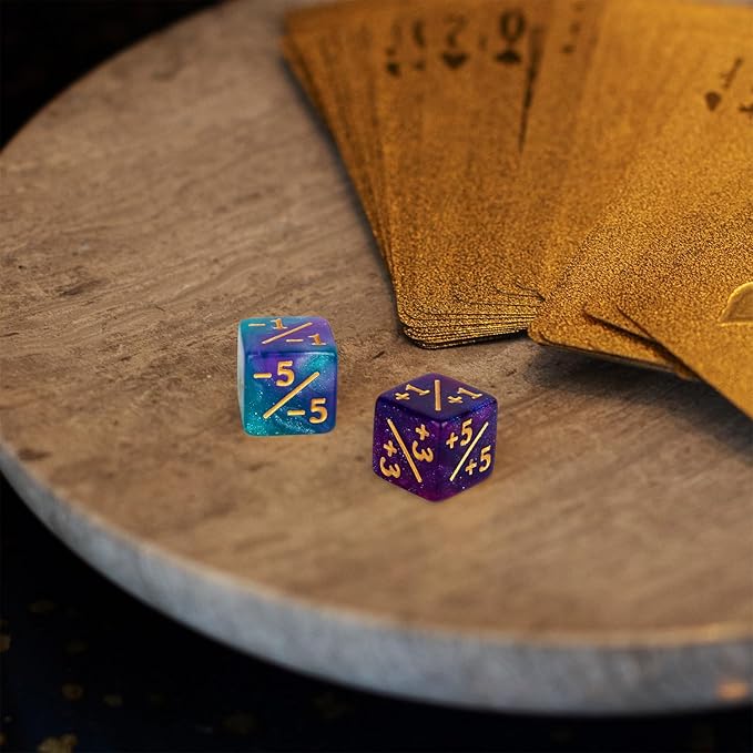 48 PCS MTG Counter Dice Magic The Gathering Counters Status Tokens Starry Sky - Image 7