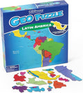 GeoToys GeoPuzzle, Latin America Shaped Jigsaw Puzzles, Geography Game by Geotoys