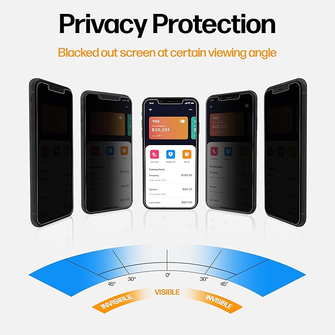 Power Theory Designed for iPhone 11 Pro Max, iPhone XS Max Privacy Screen - Image 3