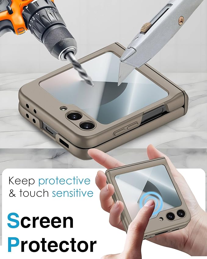 STORMTAL for Samsung Galaxy Z Flip 6 Case/Z Flip 7 FE Case, Hinge Protection - Image 5
