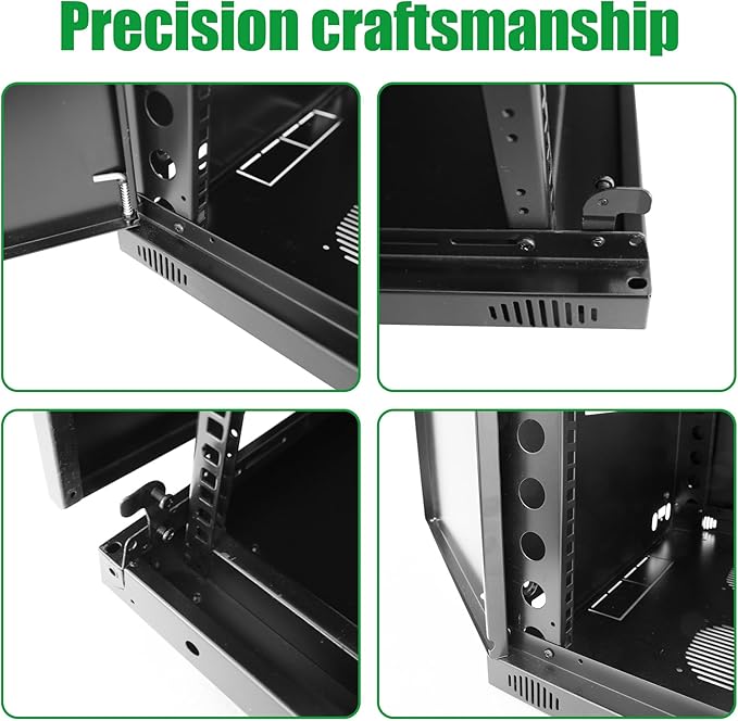 9U Server Cabinet Wall Mount Rack Enclosure - Image 5