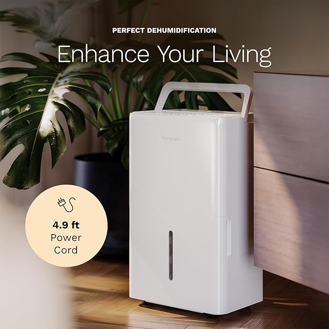 hOmeLabs 25 Pint Wi-Fi Dehumidifier - Image 7