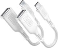 BLACK+DECKER USB C to USB A Adapter, USB C Male to USB Female Adapter Nylon by BLACKDECKER