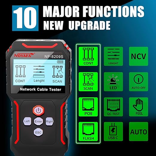 NOYAFA NF-8209S Network Cable Tester - Image 2