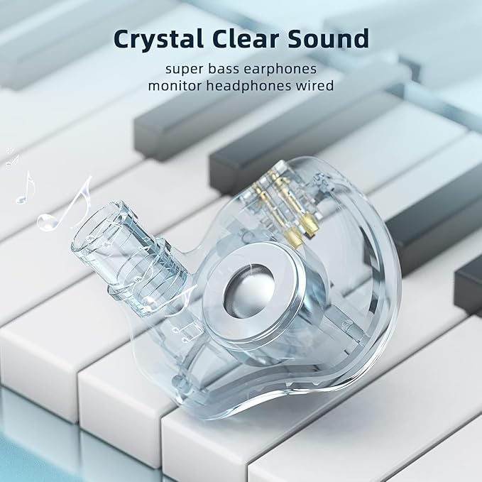 KBEAR KS1 USB C Headphones Wired Earbuds, Crystal Clear Sound Earphones - Image 4