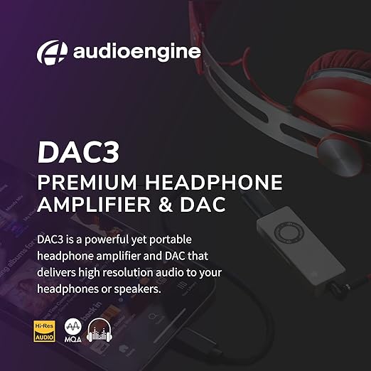 Audioengine DAC3 32-Bit Mobile Headphone Digital to Analog Converter - Image 7