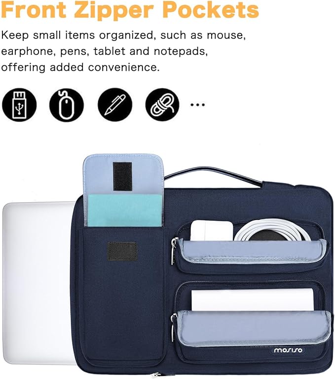 MOSISO 360 Protective Laptop Case 16 inch, 15-15.6 inch Laptop Sleeve Compatible - Image 2