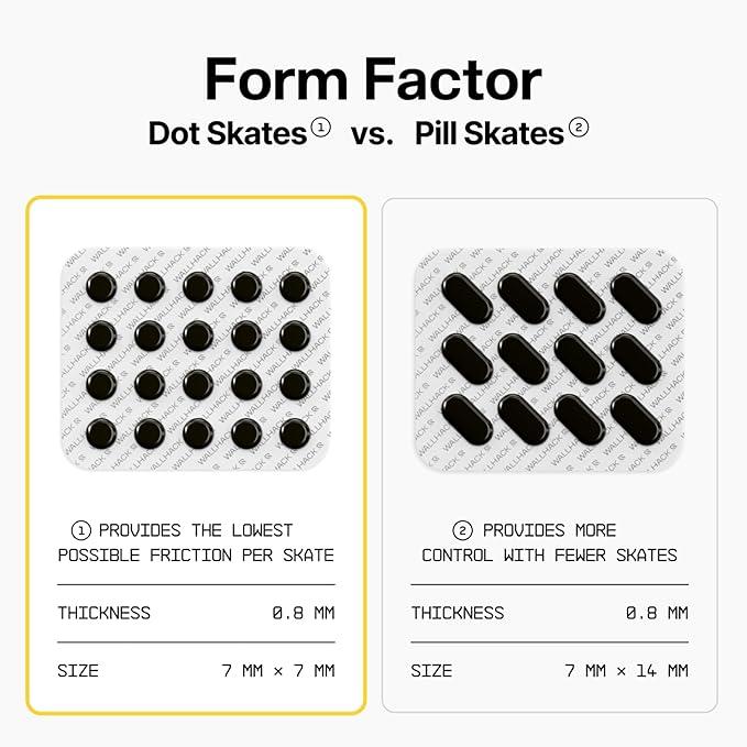 Wallhack PTFE Dot Mouse Skates | Premium Universal Skates - Image 5