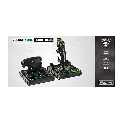 Turtle Beach VelocityOne Flightdeck Universal HOTAS Simulation System Joystick - Image 10