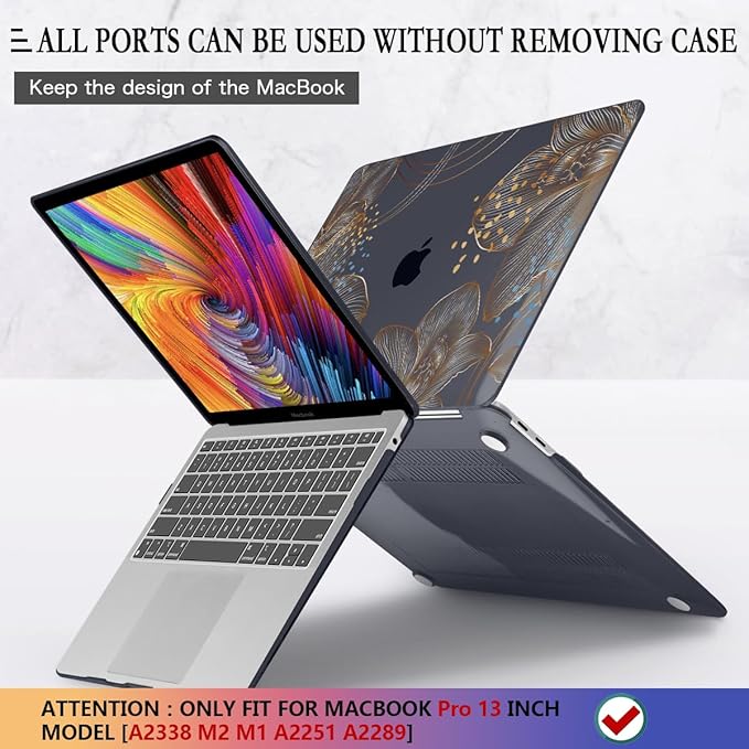 CISSOOK for MacBook Pro 13 inch Case 2025-2020 Release Model A2338 M1 M2 A2289 - Image 5