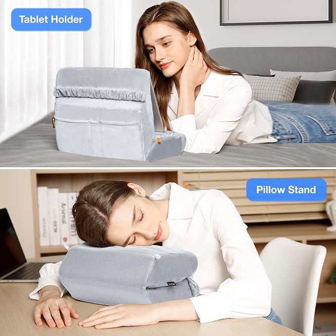 MOSISO Tablet Pillow Stand, Soft Tablet Holder - Image 2