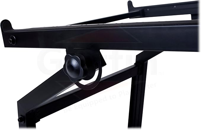 GRIFFIN 19U Rack Mount Rolling Stand & Adjustable Mixer Platform Rails – Cart - Image 2