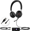 Yealink UH38 Bluetooth USB Wired Headset, Work Headset by RedefineYourWorkplace