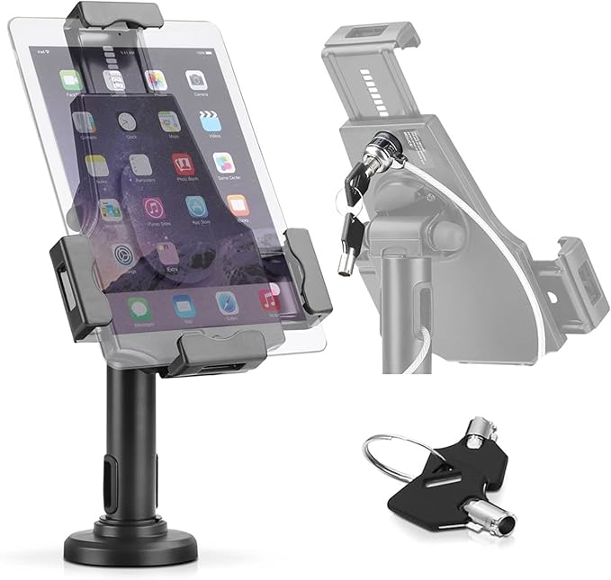 Pyle PSPADLK8 Anti-Theft Tablet Security Stand Kiosk by PyleUSA