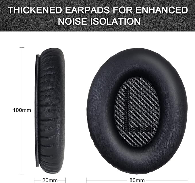 Replacement Ear Pads for Bose QuietComfort 35 35 II 15 25, Headphone Ear Covers - Image 4