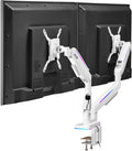 AVLT RGB Lights Dual 17”-43” Gaming Monitor Arm Desk Mount, Fits Two by AVLT-USA