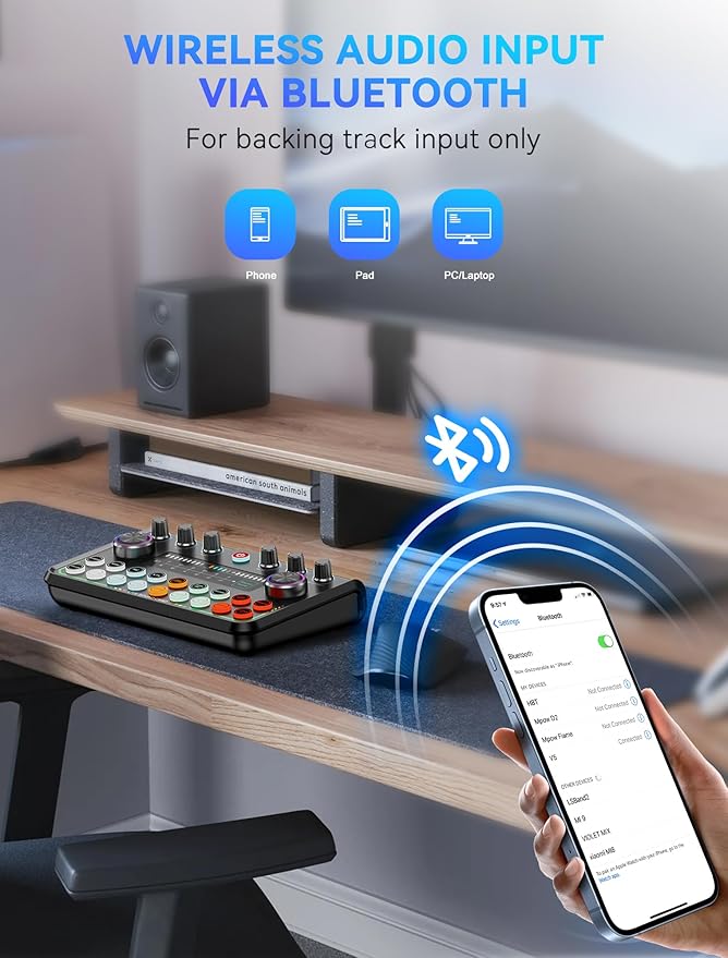 SINWE USB Audio Interface for Smartphone & PC: Plug-and-Play Live Sound Card - Image 5