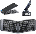 MoKo Ergonomic Foldable Keyboard, Split Portable Folding Bluetooth Keyboard by MoKo